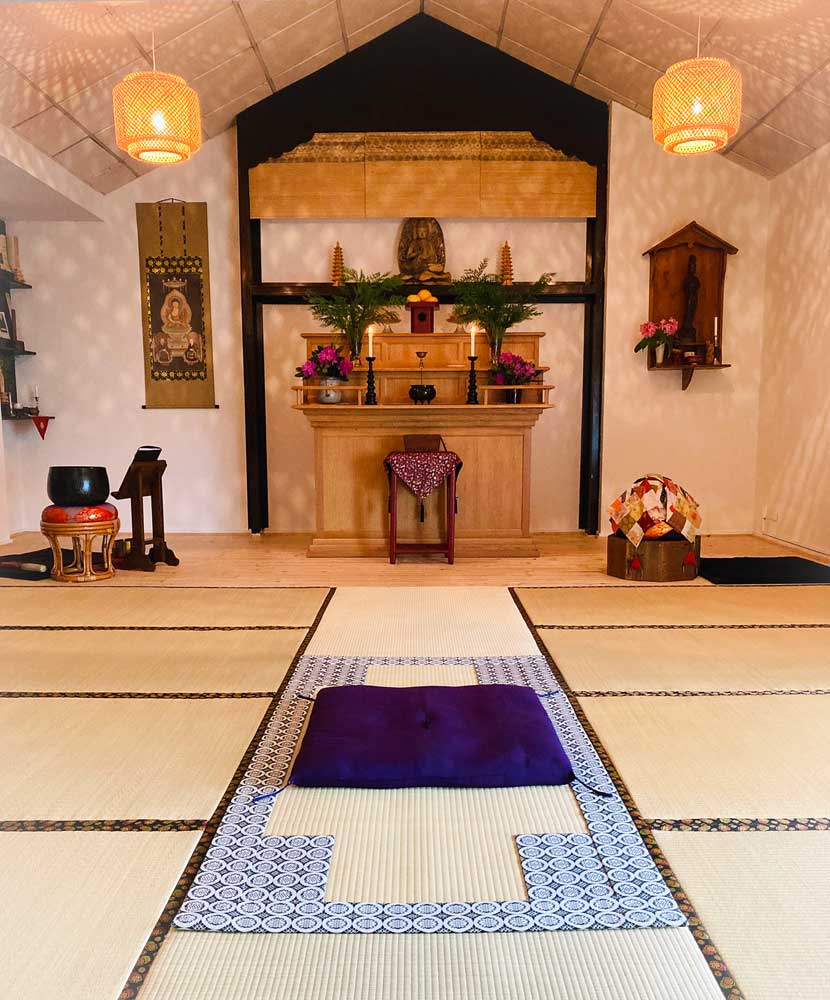 Hatto au temple zen Kokaiji à Vannes