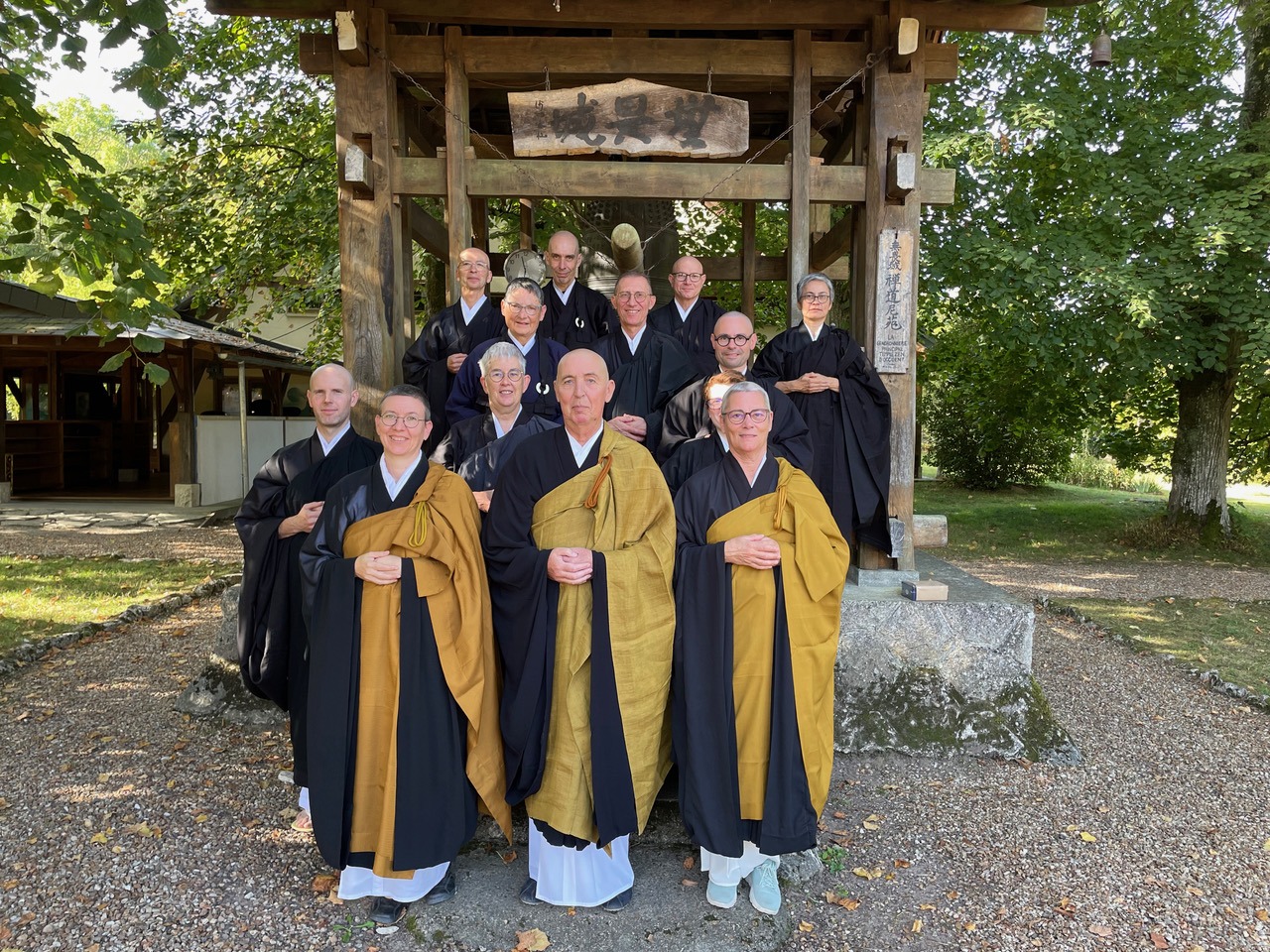 cérémonies commémoratives préliminaires pour le 700e anniversaire du fondateur du temple Daihonzan Sojiji, Keizan Jokin Zenji, au temple de la Gendronnière